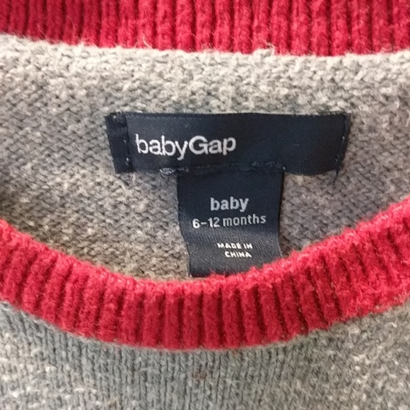 🌈 babyGap 6-12 HAPPY softest sweater romper 🌈 - Picture 2 of 7